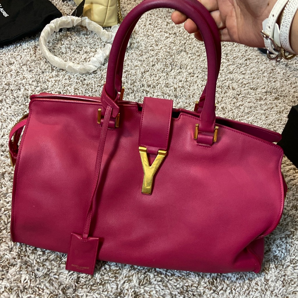 Ysl Top Handle Pink
